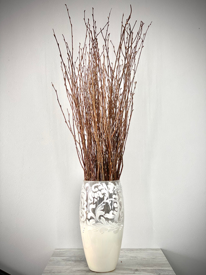 73 cm Ecovenik Brown Birch Branches - Natural Birch Twigs, Pack of 20-25 Stems, 29 inches Long - Perfect for Floor Vases and Striking Natural Decor